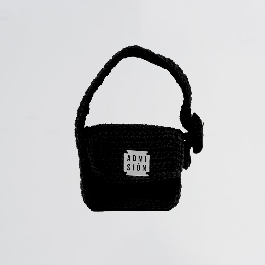 Micro Brick Bag in Black