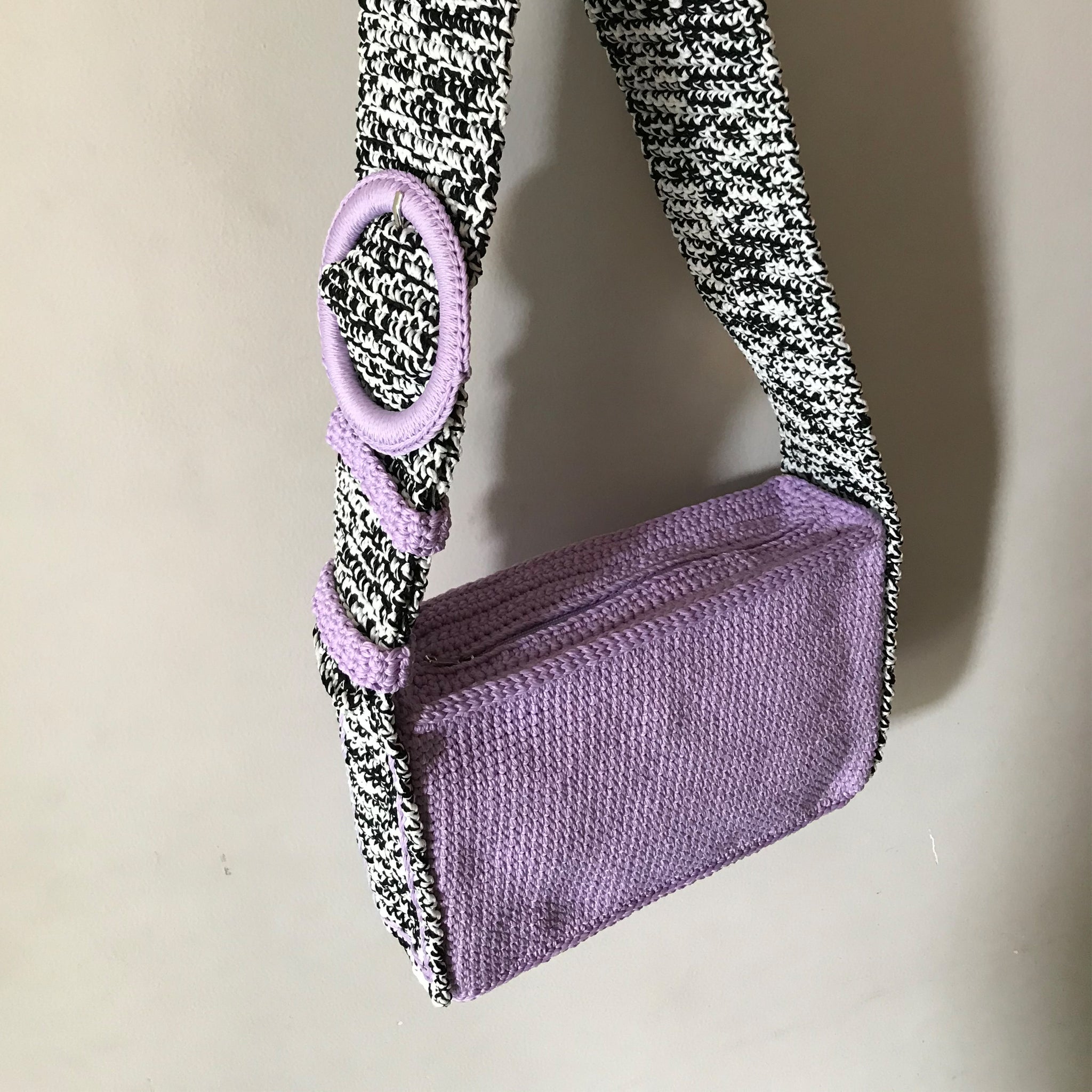 The Lilac Oreo Mini Brick Bag